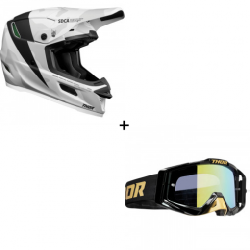 Мотокрос комплект THOR REFLEX CAST BLACK/WHITE Мотокрос комплект THOR REFLEX CAST BLACK/WHITE