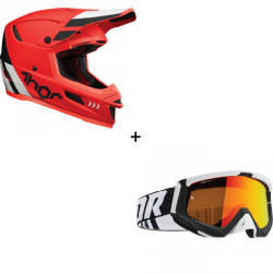 Мотокрос комплект THOR REFLEX CUBE RED/BLACK Мотокрос комплект THOR REFLEX CUBE RED/BLACK