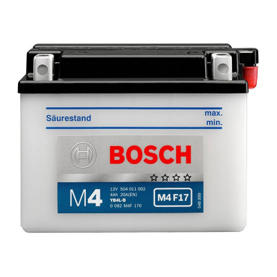Baterie moto Bosch M4 4 Ah, 12 V, YB4L-B Baterie moto Bosch M4 4 Ah, 12 V, YB4L-B
