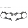 Protector de trepied PPSY4P/PR3136 YAMAHA FZ8 2010-2014an.