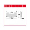 Garnituri frână TRW MCB543 thumb
