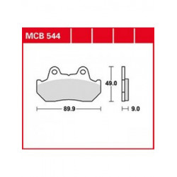 Garnituri frână TRW MCB544