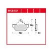Garnituri frână TRW MCB551 thumb