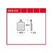 Garnituri frână TRW MCB552 thumb