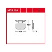 Garnituri frână TRW MCB556 Garnituri frână TRW MCB556 thumb