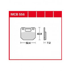 Garnituri frână TRW MCB556