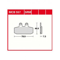 Garnituri frână TRW MCB557SRM
