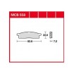 Garnituri frână TRW MCB558SI thumb