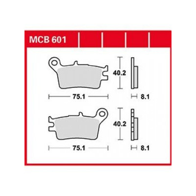 Garnituri frână TRW MCB601