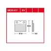 Garnituri frână TRW MCB617 Garnituri frână TRW MCB617 thumb