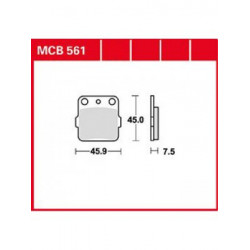 Garnituri frână TRW MCB561SI