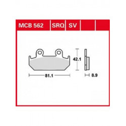 Garnituri frână TRW MCB562