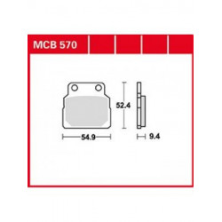 Garnituri frână TRW MCB570