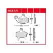 Garnituri frână TRW MCB573 Garnituri frână TRW MCB573 thumb