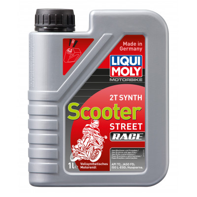 Ulei pentru motopede și scutere LIQUI MOLY SCOOTER STREET 2T - 1 Litru