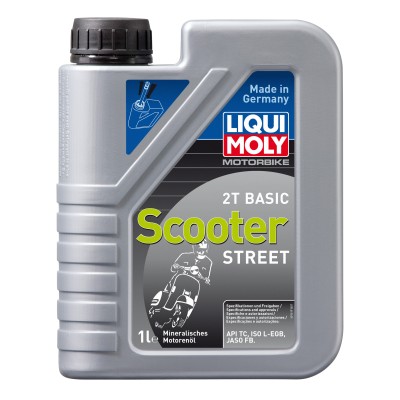 Ulei pentru motopede și scutere  LIQUI MOLY SCOOTER STREET 2T BASIC