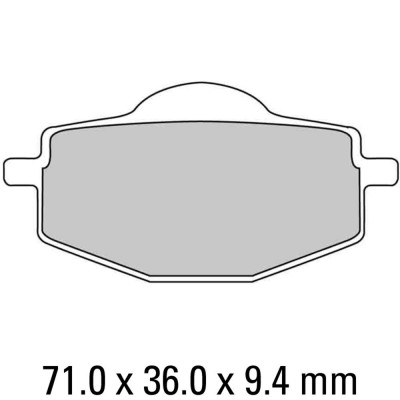 Garnituri frână FERODO FDB383P