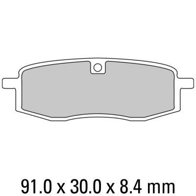 Garnituri frână FERODO FDB411P
