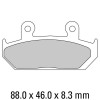 Garnituri frână FERODO FDB452P