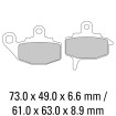 Garnituri frână FERODO FDB494P Garnituri frână FERODO FDB494P thumb