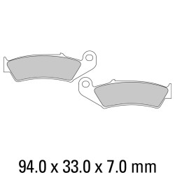 Garnituri frână FERODO FDB495P Garnituri frână FERODO FDB495P