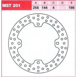 Plăcuțe frână față LUCAS/TRW MST201 Plăcuțe frână față LUCAS/TRW MST201