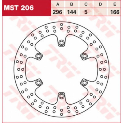 Plăcuțe frână față TRW-LUCAS MST206 Plăcuțe frână față TRW-LUCAS MST206