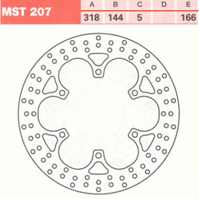 Plăcuțe frână față TRW-LUCAS MST207 Plăcuțe frână față TRW-LUCAS MST207