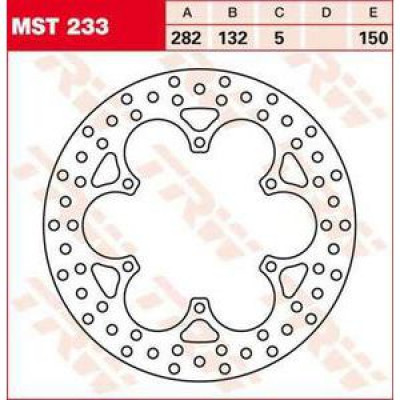 Plăcuțe frână față TRW-LUCAS MST233 Plăcuțe frână față TRW-LUCAS MST233