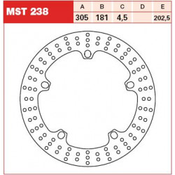 Plăcuțe frână față TRW-LUCAS MST238