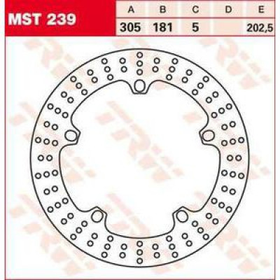 Plăcuțe frână față TRW-LUCAS MST239 Plăcuțe frână față TRW-LUCAS MST239