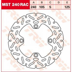Plăcuțe frână față TRW-LUCAS MST240RAC Plăcuțe frână față TRW-LUCAS MST240RAC