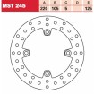 PLĂCUȚE FRÂNĂ SPATE TRW-LUCAS MST245 thumb