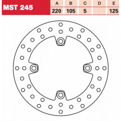 PLĂCUȚE FRÂNĂ SPATE TRW-LUCAS MST245