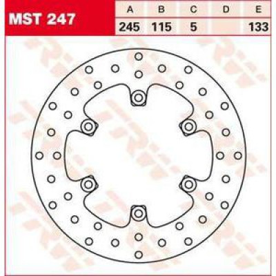 PLĂCUȚE FRÂNĂ SPATE/FAȚĂ TRW-LUCAS MST247 PLĂCUȚE FRÂNĂ SPATE/FAȚĂ TRW-LUCAS MST247