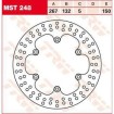 PLĂCUȚE FRÂNĂ SPATE/FAȚĂ TRW-LUCAS MST248 PLĂCUȚE FRÂNĂ SPATE/FAȚĂ TRW-LUCAS MST248 thumb