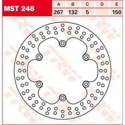 PLĂCUȚE FRÂNĂ SPATE/FAȚĂ TRW-LUCAS MST248 PLĂCUȚE FRÂNĂ SPATE/FAȚĂ TRW-LUCAS MST248