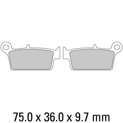 Garnituri frână FERODO FDB539P