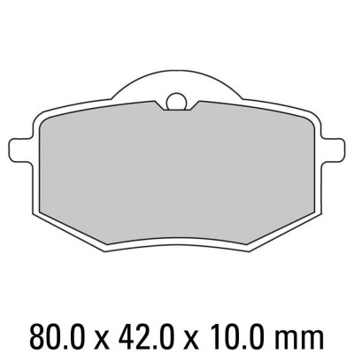 Garnituri frână FERODO FDB591P
