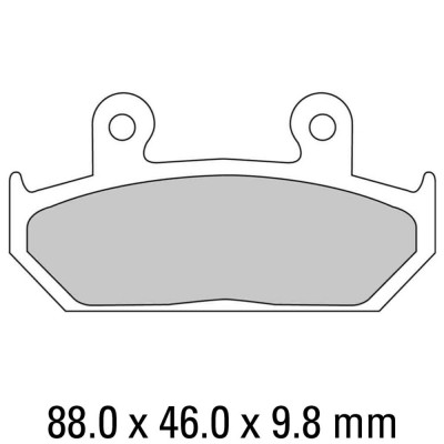 Garnituri frână FERODO FDB663P