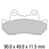 Garnituri frână FERODO FDB665P