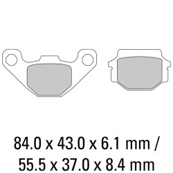 Garnituri frână FERODO FDB731P