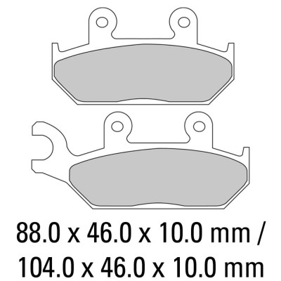 Garnituri frână FERODO FDB737P
