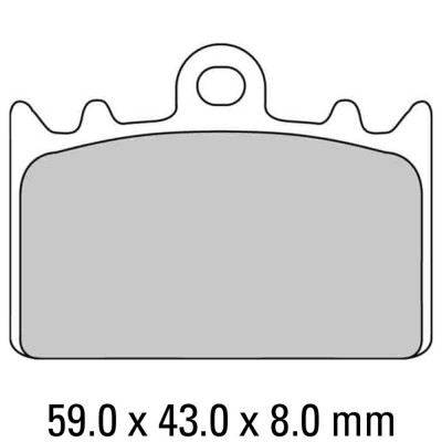 Garnituri frână FERODO FDB741P
