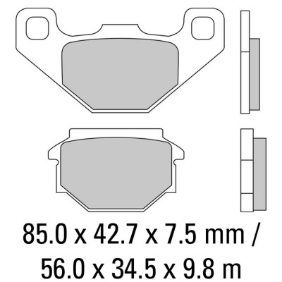 Garnituri frână FERODO FDB828P