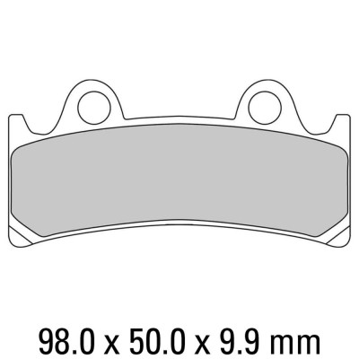 Garnituri frână FERODO FDB864P
