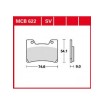 Garnituri frână TRW MCB622 thumb