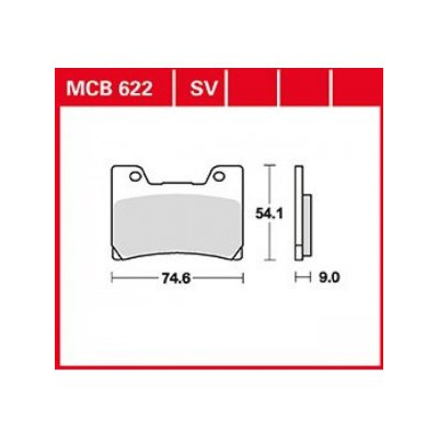 Garnituri frână TRW MCB622