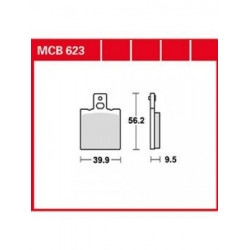 Garnituri frână TRW MCB623