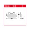 Garnituri frână TRW MCB624 Garnituri frână TRW MCB624 thumb